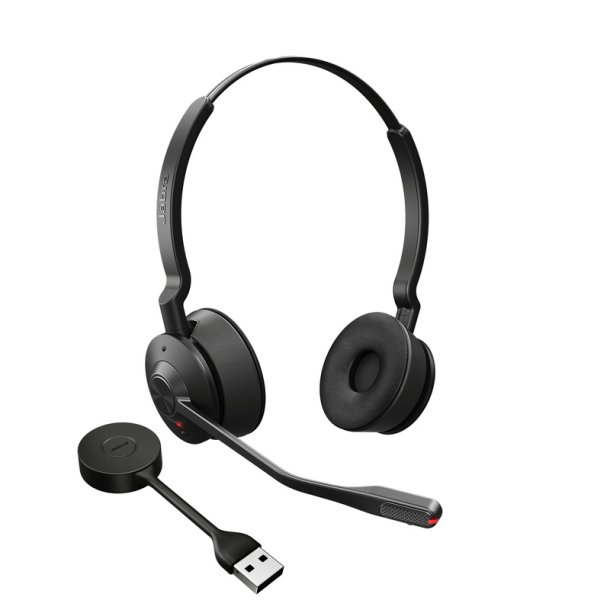 Jabra Engage 55 - USB-A UC Stereo, EMEA/APAC - Headset - Head-band - Office/Call center - Binaural - Sort