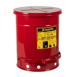 Justrite brandspand - 38 liter - fodpedal - FM- og UL-godkendt