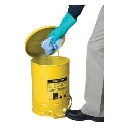 Justrite brandspand - 23 liter - fodpedal - FM- og UL-godkendt