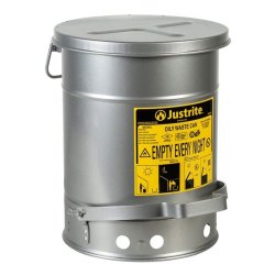 Justrite brandspand - 23 liter - fodpedal - FM- og UL-godkendt - SoundGard