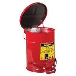 Justrite brandspand - 23 liter - fodpedal - FM- og UL-godkendt - SoundGard