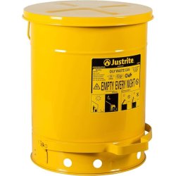 Justrite brandspand - 38 liter - fodpedal - FM- og UL-godkendt