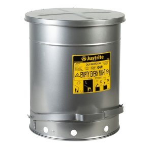 Justrite brandspand - 38 liter - fodpedal - FM- og UL-godkendt - SoundGard