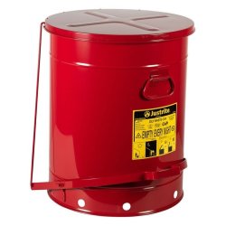 Justrite brandspand - 80 liter - fodpedal - FM- og UL-godkendt - SoundGard