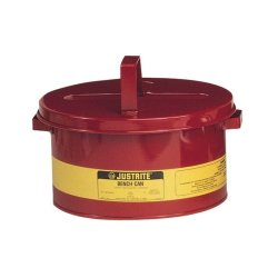 Justrite rengringsbeholder - Rd 11,0L Safety Bench Can 1007