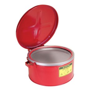 Justrite rengringsbeholder - Rd 11,0L Safety Bench Can 1007