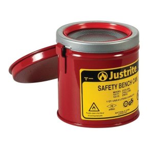 Justrite rengringsbeholder - Rd 0,9L Safety Bench Can 1007