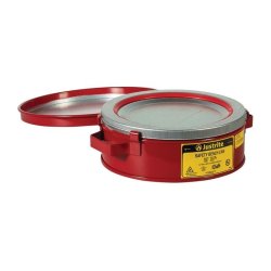 Justrite rengringsbeholder - Gul 1,9L Safety Bench Can 1007