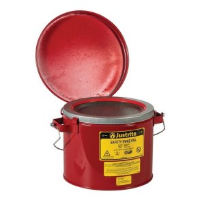 Justrite rengringsbeholder - Rd 6,0L Safety Bench Can 1047