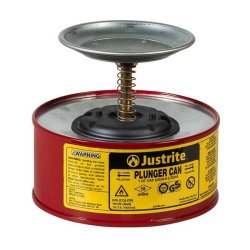 Justrite sikkerheds-stempeldse - Rd 0,9L Plunger Can 1008
