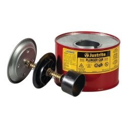 Justrite sikkerheds-stempeldse - Rd 1,9L Plunger Can 1008