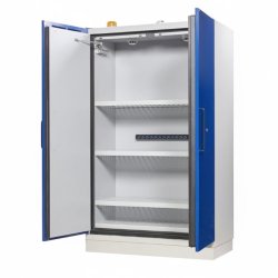 Justrite 226-LTD EN batteriskab til opbevaring/opladning af Lithium batterier - alarm og autosluk