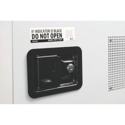 Justrite 23-LC batteriskab til opbevaring/opladning af - Bordmodel