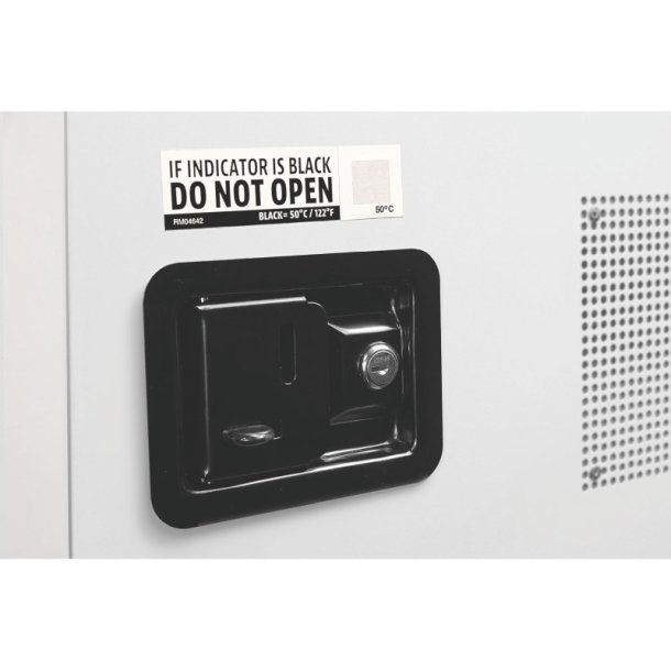 Justrite 23-LC batteriskab til opbevaring/opladning af - Bordmodel