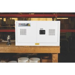 Justrite 23-LC batteriskab til opbevaring/opladning af - Bordmodel