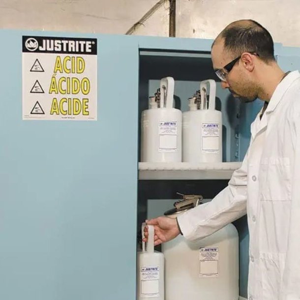 Justrite Sure-Grip EX Classic - sikkerhedsskab p 227 liter - til opbevaring af tsende stoffer