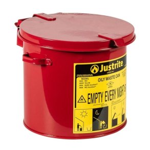 Justrite brandspand - 8 liter - l�g - FM- og UL-godkendt