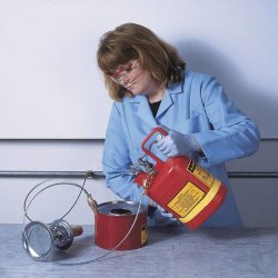 Justrite Poly sikkerhedskande - 4,0L - Safety Can 1406 - Type 1