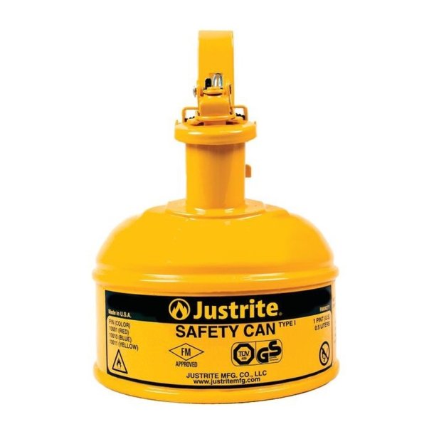 Justrite stl sikkerhedskande - 0,5L - Safety Can 1001 - Type 1