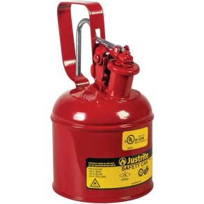 Justrite stl sikkerhedskande - 1,0L - Safety Can 1001 - Type 1