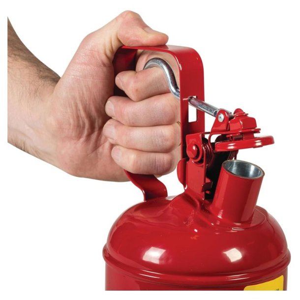 Justrite stl sikkerhedskande - 1,0L - Safety Can 1001 - Type 1