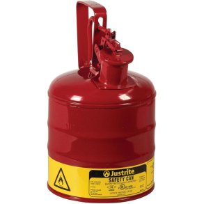 Justrite stl sikkerhedskande - 4,0L - Safety Can 1001 - Type 1