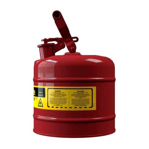 Justrite stl sikkerhedskande - 7,5L - Safety Can 1001 - Type 1