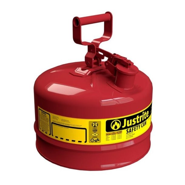 Justrite stl sikkerhedskande - 9,5L - Safety Can 1001 - Type 1