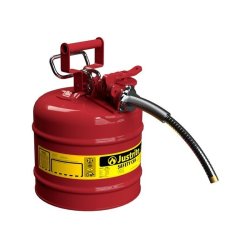 Justrite stl sikkerhedskande - 7,5L - AccuFlow 1002 - Type 2 - rd