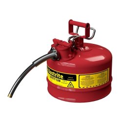 Justrite stl sikkerhedskande - 9,5L - AccuFlow 1002 - Type 2 - rd 