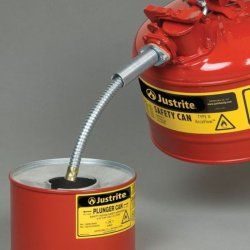 Justrite stl sikkerhedskande - 9,5L - AccuFlow 1002 - Type 2 - rd 