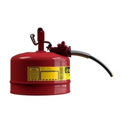 Justrite stl sikkerhedskande - 9,5L - AccuFlow 1002 - Type 2 - rd 