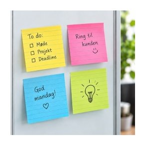Post-it linieret &mdash; strukturerede noter til m�der og opgaver