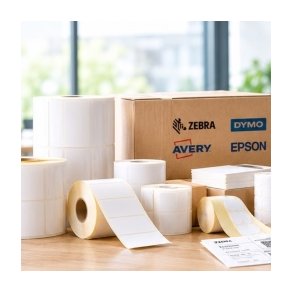 Etiketter til etiketteprintere &ndash; labels til Zebra, DYMO, Avery og Epson