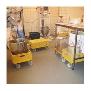 lave transportvogne på hjul til kasser