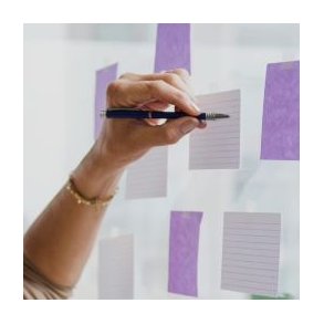 Post-it notes linieret