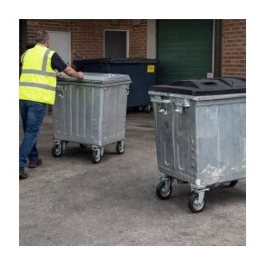 St�lcontainer, st�l container, St�lcontainer med l�g, st�l container med l�g, galvaniseret St�lcontainer, galvaniseret st�l container