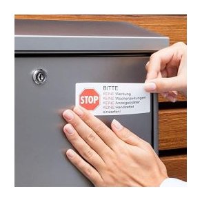 Selvklæbende Udendørs etiketter