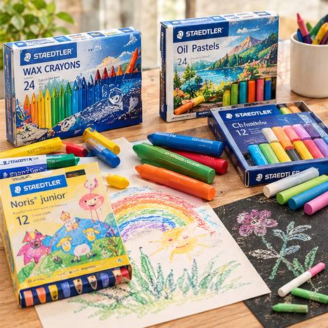 Multisurface farvekridt og pastelfarver til hobbybrug