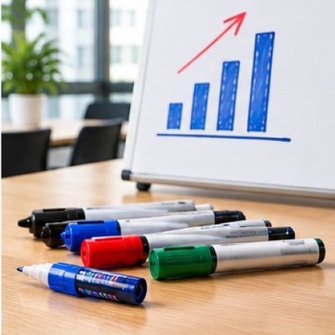 Flipchart marker til flipover fra Staedtler Lumocolor