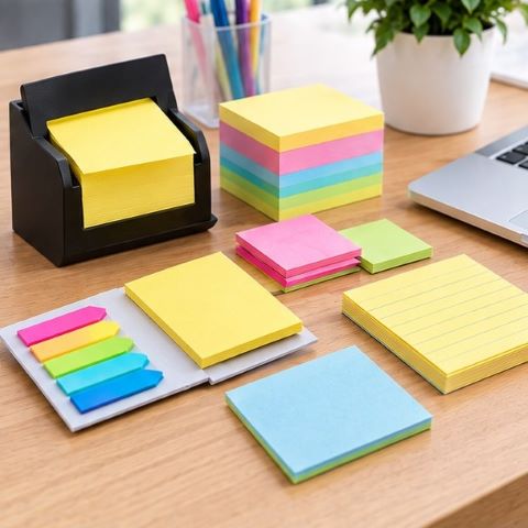Post-it Super Sticky V-Pack 16 og 24-pak samt Z-notes dispenser og linierede blokke fra 3M