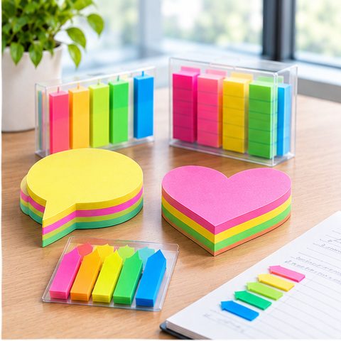 Post-it index faneblade kubusblok figur dispenser Z-notes sidemarkering fra 3M til kontorer og receptioner