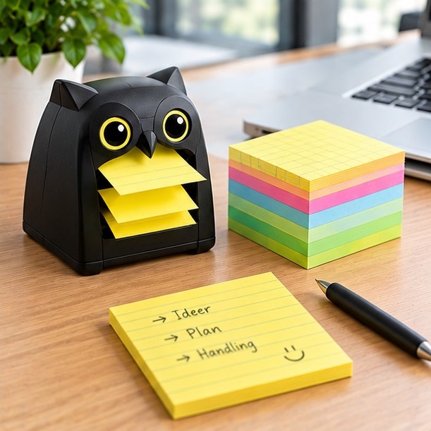 Post-it linieret og kvadreret 102x152 mm gul 6-blokpakke fra 3M til m&oslash;der og diagrammer