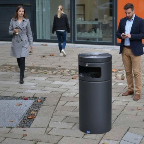 Skraldespand st&aring;l &ndash; robuste materialer til udend&oslash;rs brug