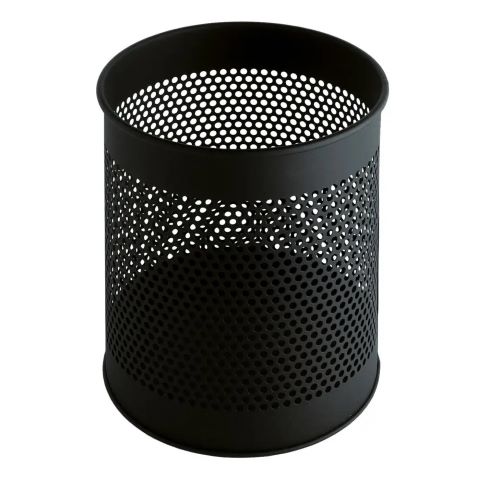 Sort papirkurv i metal – det moderne og minimalistiske kontorvalg