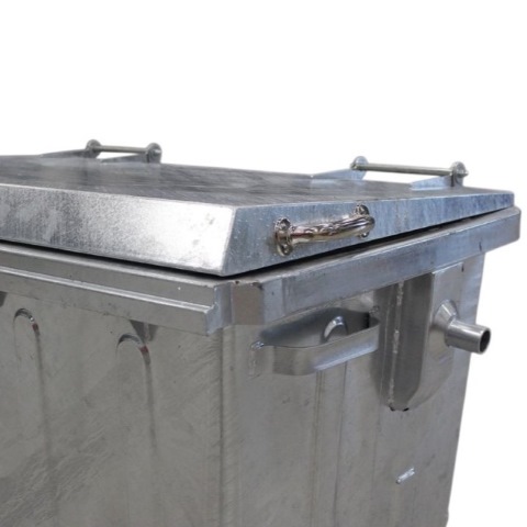 Stålcontainer med låg – stål, plast og dobbeltvægget til alle behov