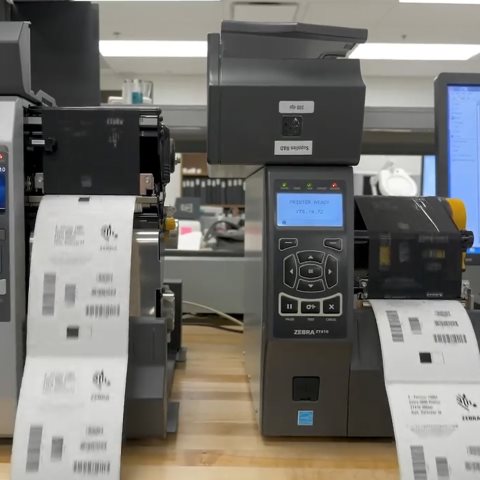 Zebra etiketprinter og mobil labelprinter til erhverv