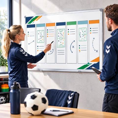 Designer whiteboard tavler med ugeplanner, kalender og fast layout