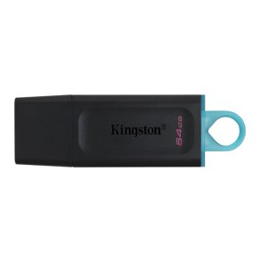 KINGSTON 64GB USB3.2 Gen 1 DataTraveler Exodia Black+Teal 2 Pieces