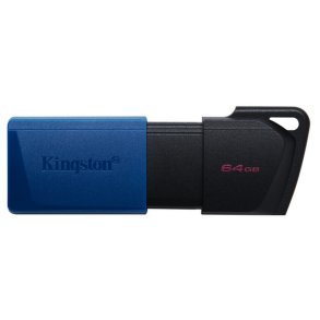 KINGSTON 64GB USB3.2 Gen 1 DataTraveler Exodia M Black + Blue 2 Pieces